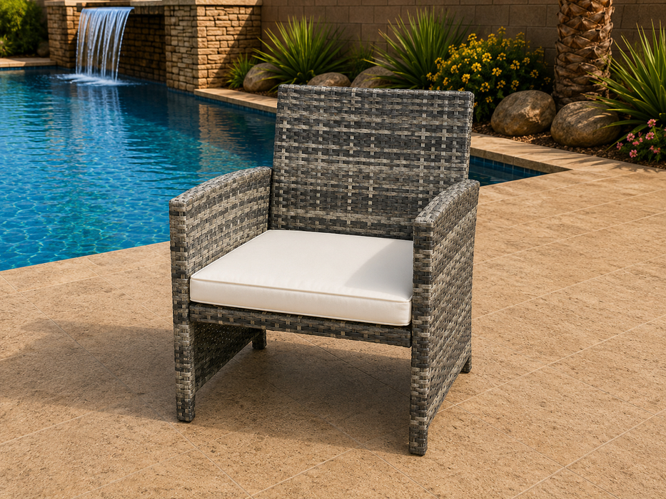 Eco 4 Piece Wicker Conversation Set