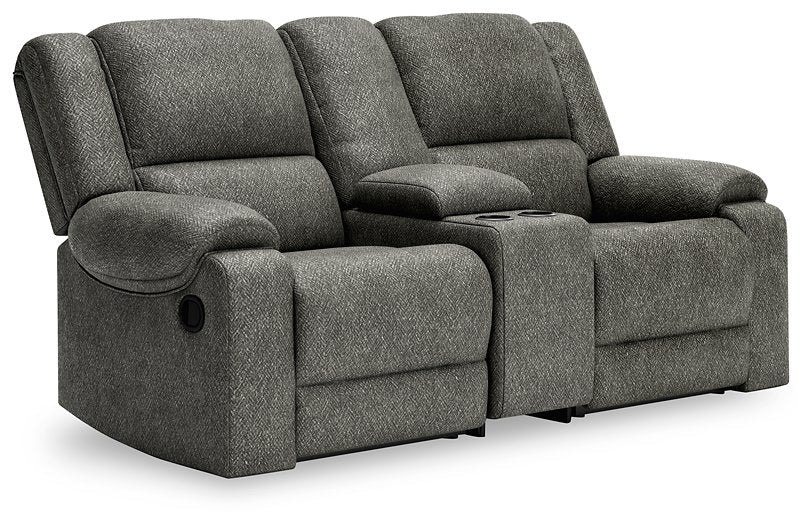 Benlocke 3-Piece Reclining Loveseat with Console image