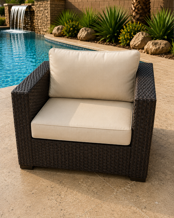 Jumbo Modular Sectional/Cup Holder Additions Brown Beige