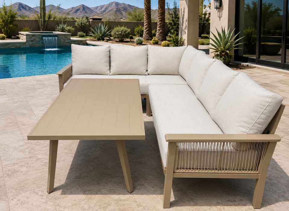 Eva Aluminum Outdoor Sectional