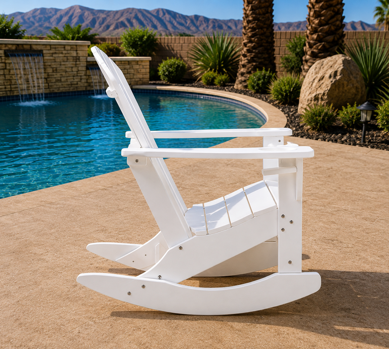 Sunset Adirondack Outdoor Rocking Chair (Single)