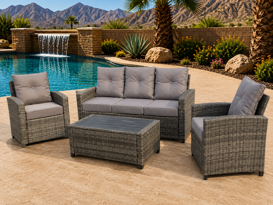 BIG NFL Size Lily Three Seat Couch Set