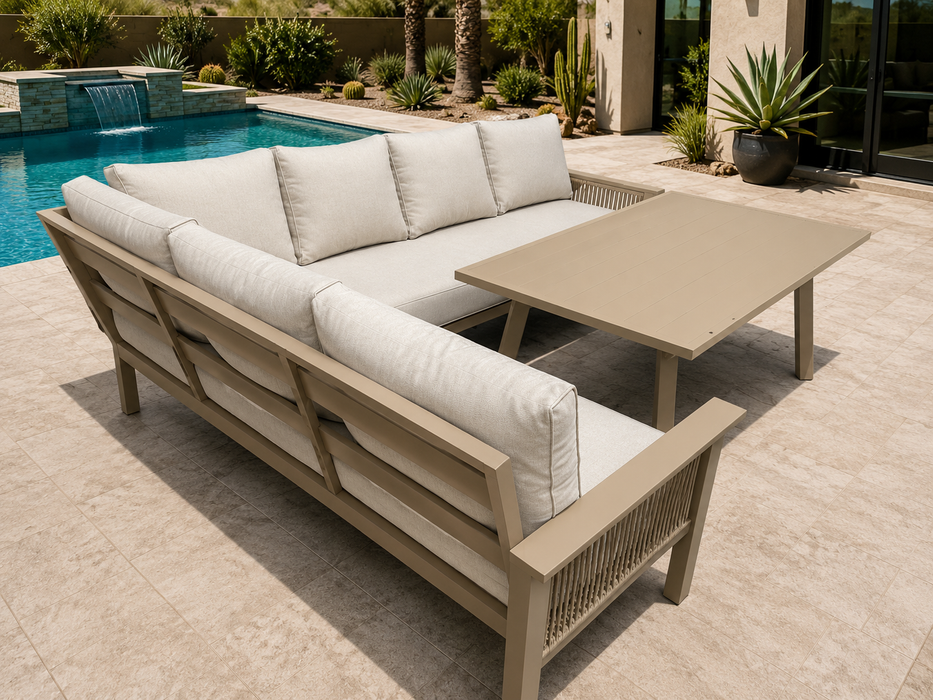 Eva Aluminum Outdoor Sectional
