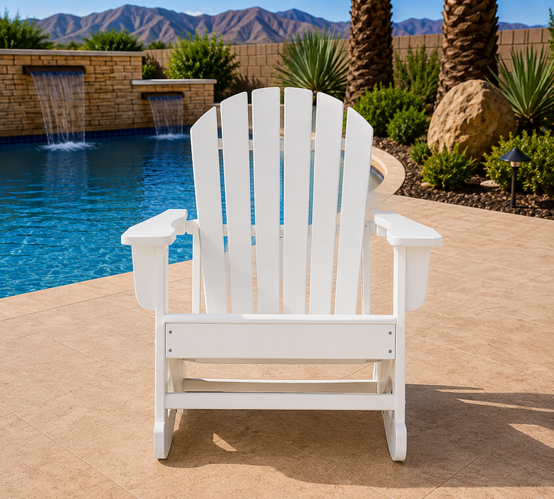 Sunset Adirondack Outdoor Rocking Chair (Single)