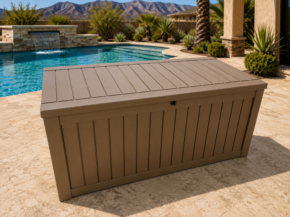 Resin Outdoor Deck Box Cushion Storage Container