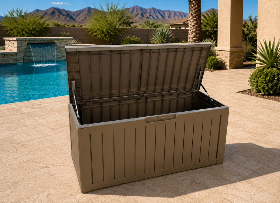 Resin Outdoor Deck Box Cushion Storage Container