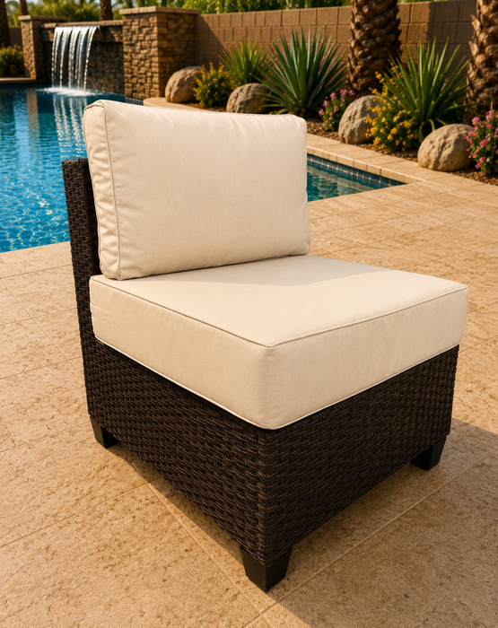Jumbo Modular Sectional/Cup Holder Additions Brown Beige