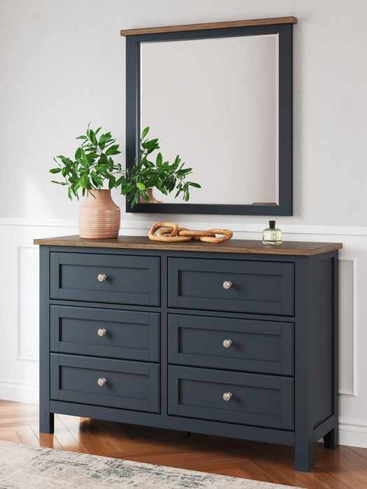 Landocken Dresser and Mirror