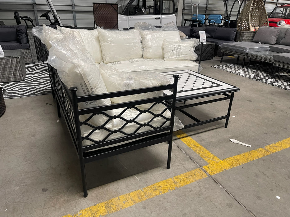 Ken Aluminum L Shape Sectional