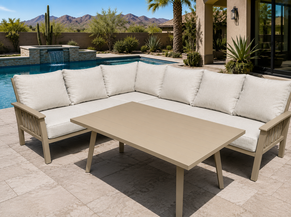 Eva Aluminum Outdoor Sectional