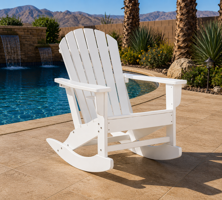 Sunset Adirondack Outdoor Rocking Chair (Single)