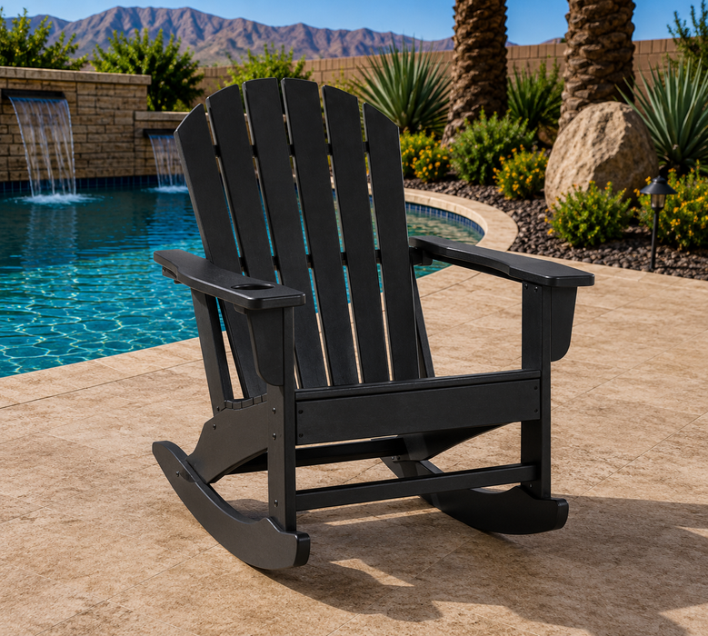 Sunset Adirondack Outdoor Rocking Chair (Single)