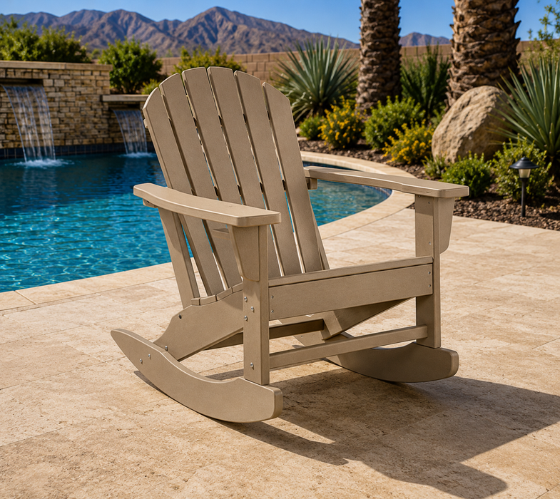 Sunset Adirondack Outdoor Rocking Chair (Single)