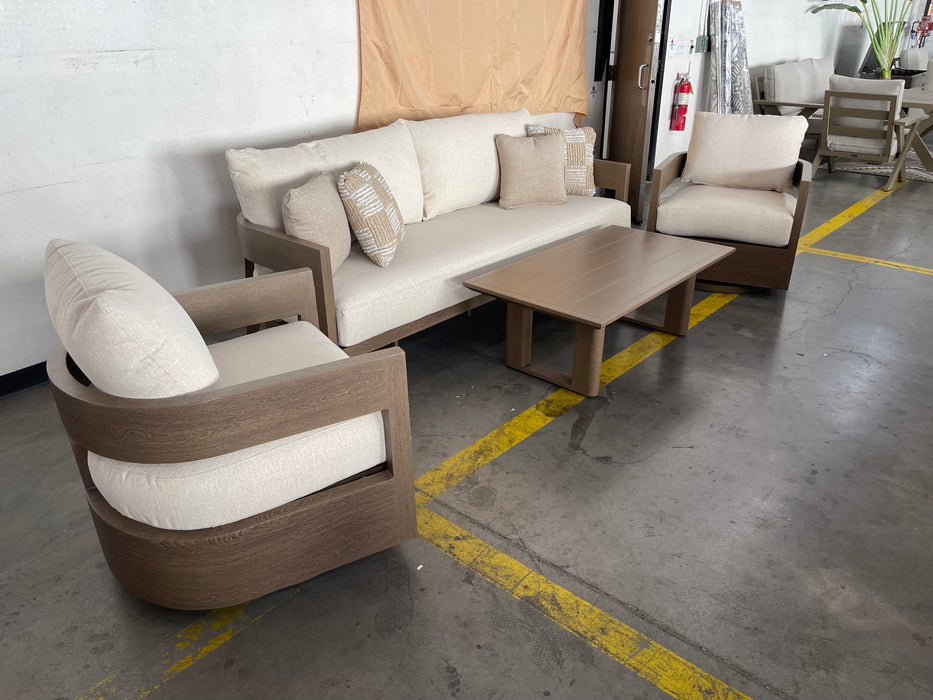 Serene Bay Patio Furniture Collection Couch Chairs and Coffee Table