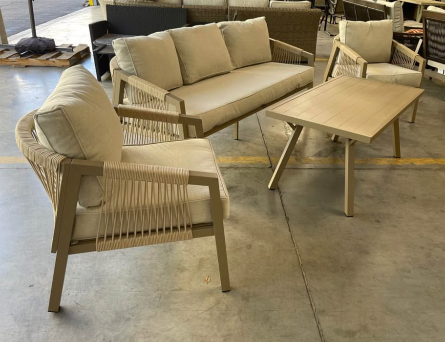 EVA 4 Piece Aluminum Outdoor Rope Set