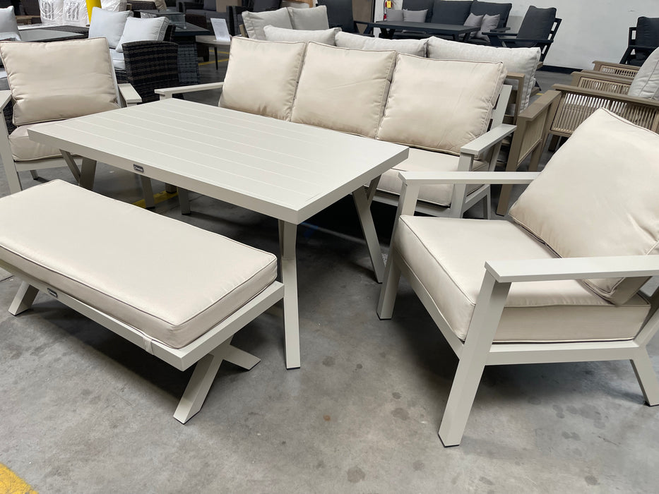 Staley 5 Piece Aluminum Dining Set