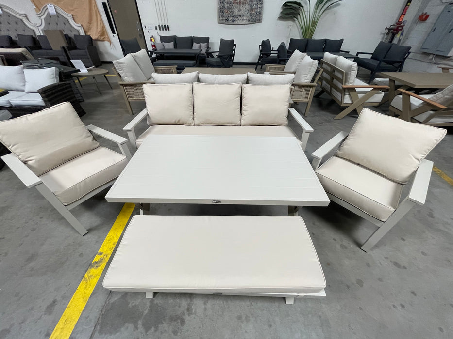 Staley 5 Piece Aluminum Dining Set