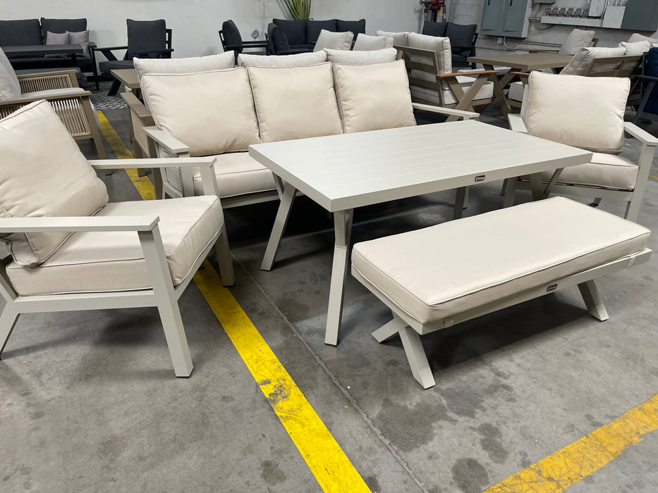 Staley 5 Piece Aluminum Dining Set